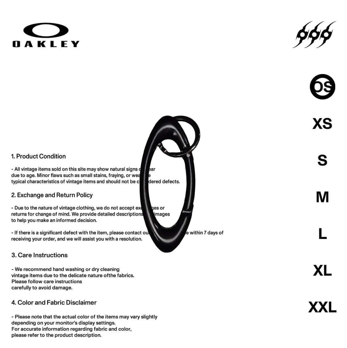 오클리 에센셜 카라비너 블랙 상품이미지1