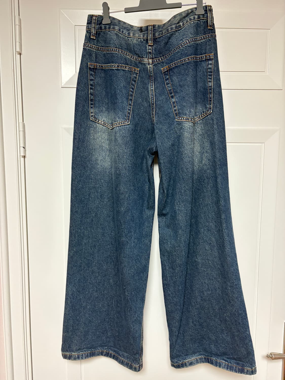 밀로 우먼 빈티지 와이드 데님 팬츠 [워시드 블루] 상품이미지4