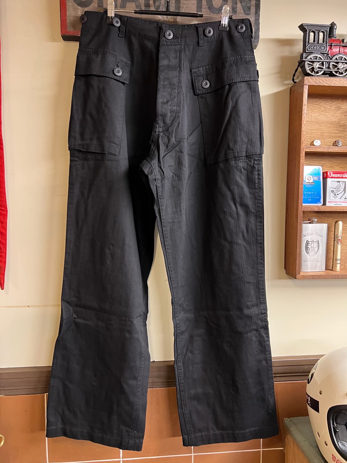 USN P44 Monkey Pants Reproduction Black 상품이미지6