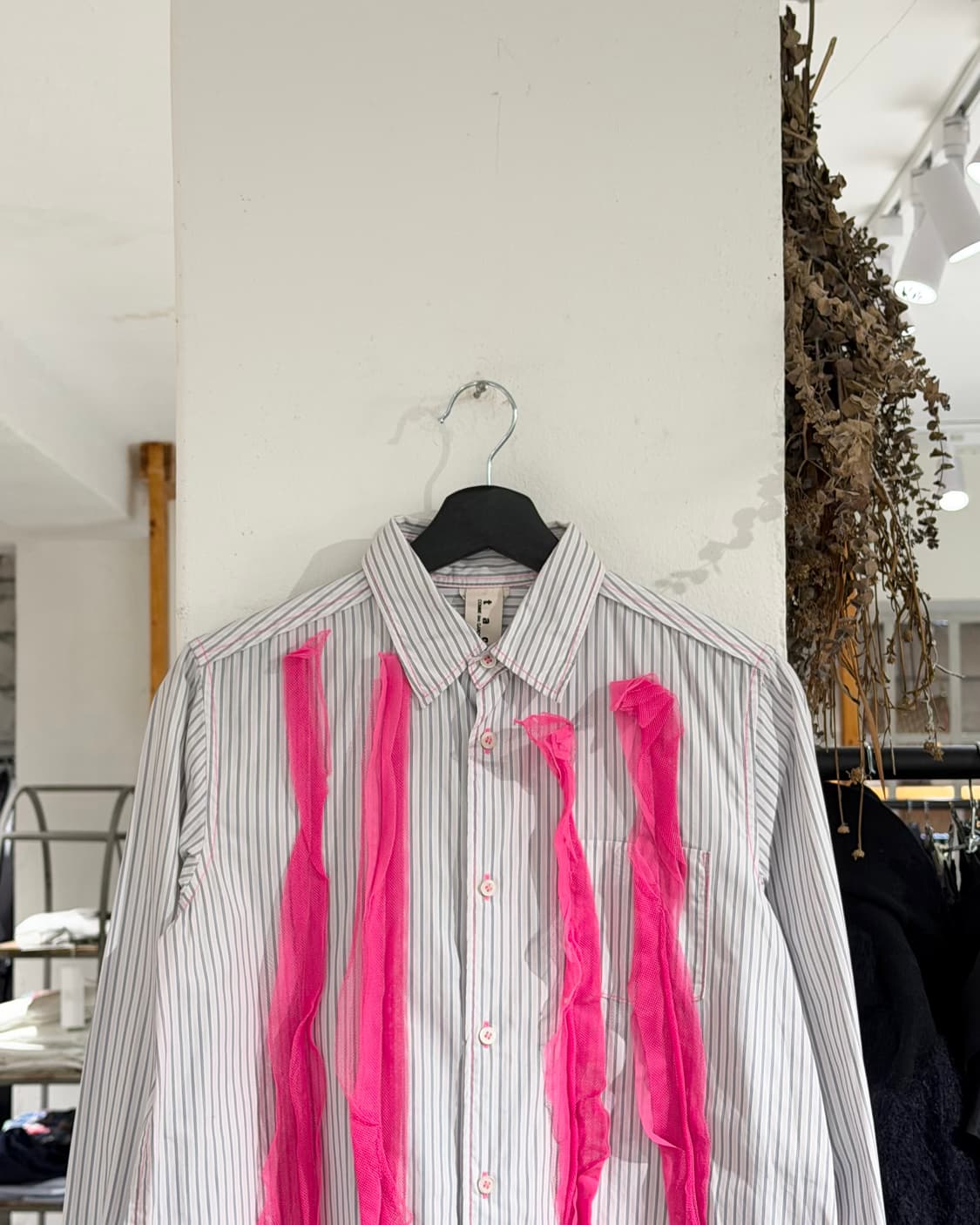 꼼데가르송 타오 스트라이프 롱 셔츠 상품이미지4