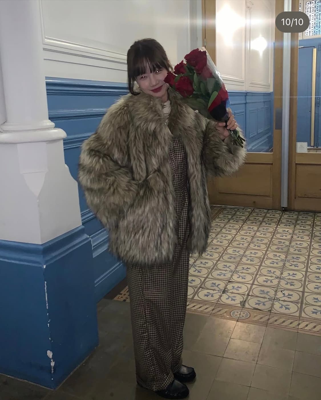 온무드 Have mix fur half coat 퍼자켓 상품이미지4