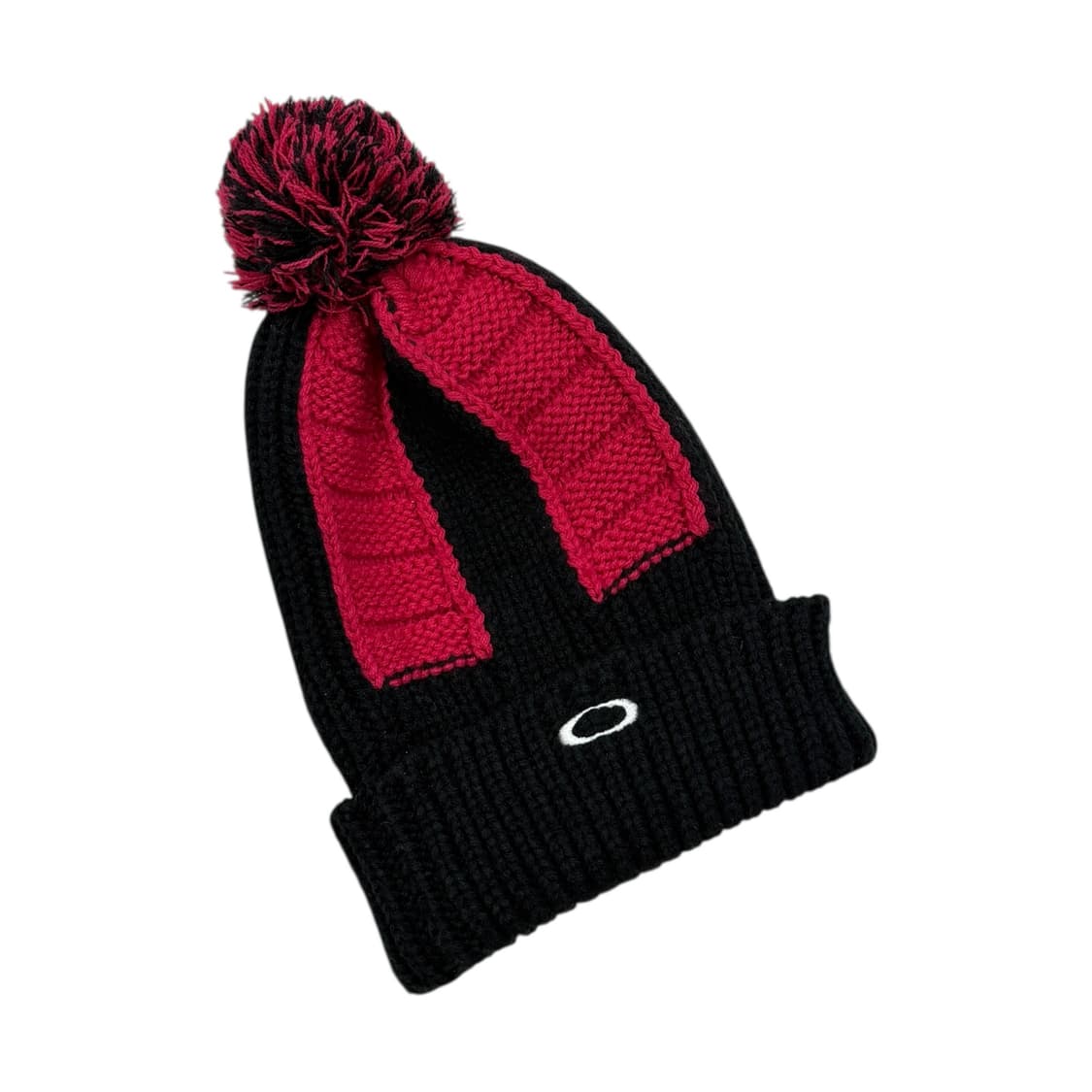 오클리 빈티지 아이콘 아크릴 니트 방울 비니 모자 상품이미지2