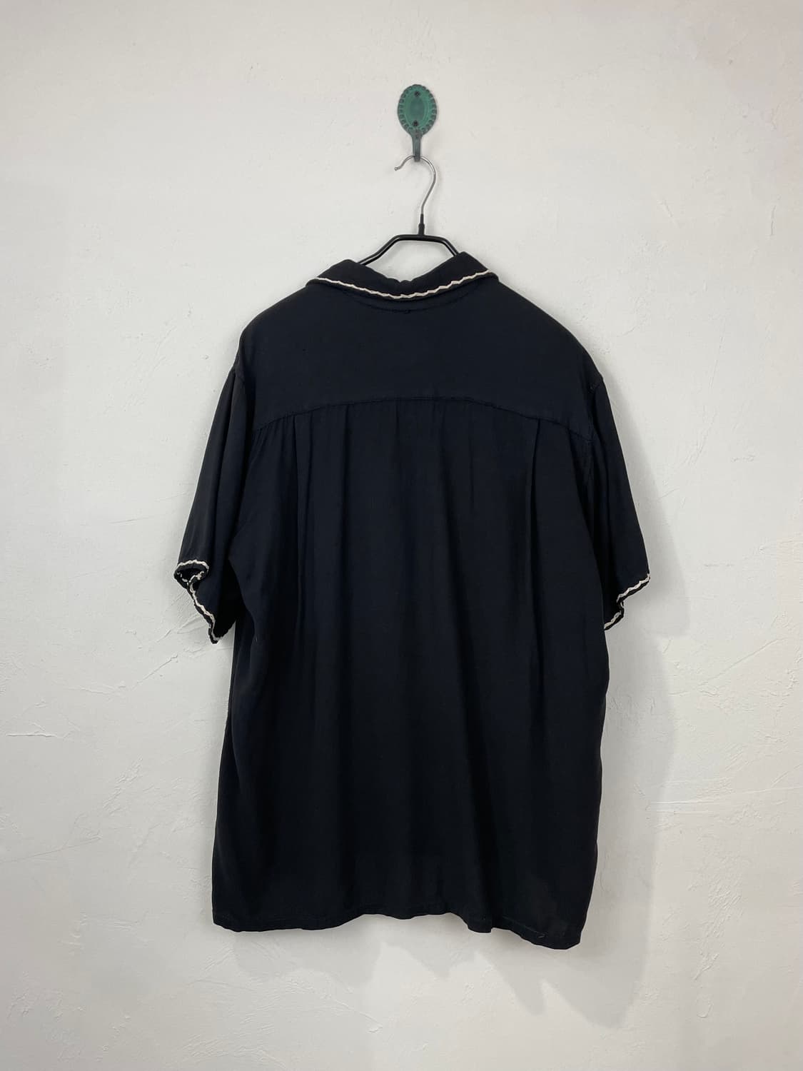 빈티지 핸드 엠브로이드 레이온 셔츠 상품이미지4