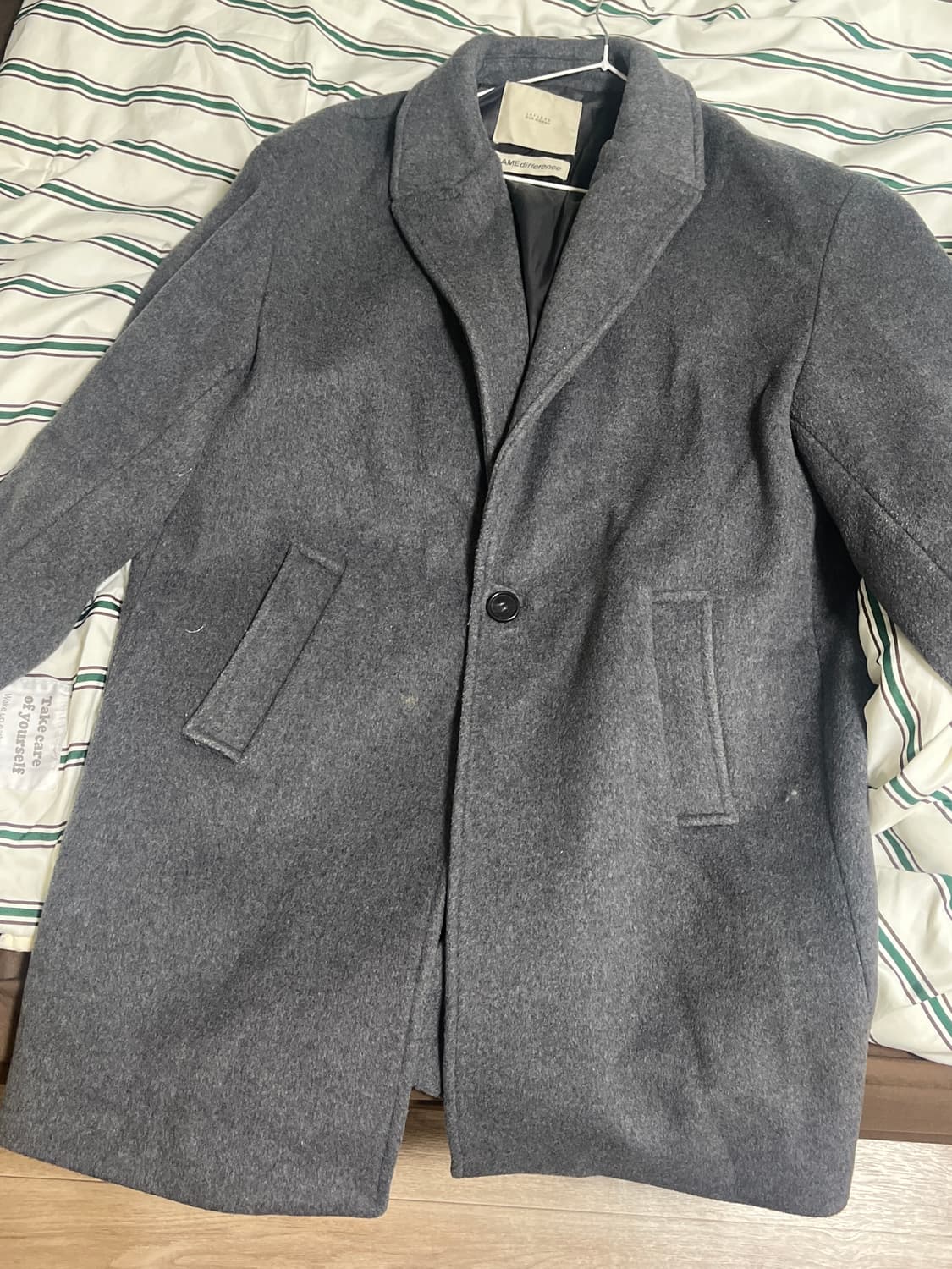 라퍼지 포 우먼 싱글 미들 코트 그레이 상품이미지3