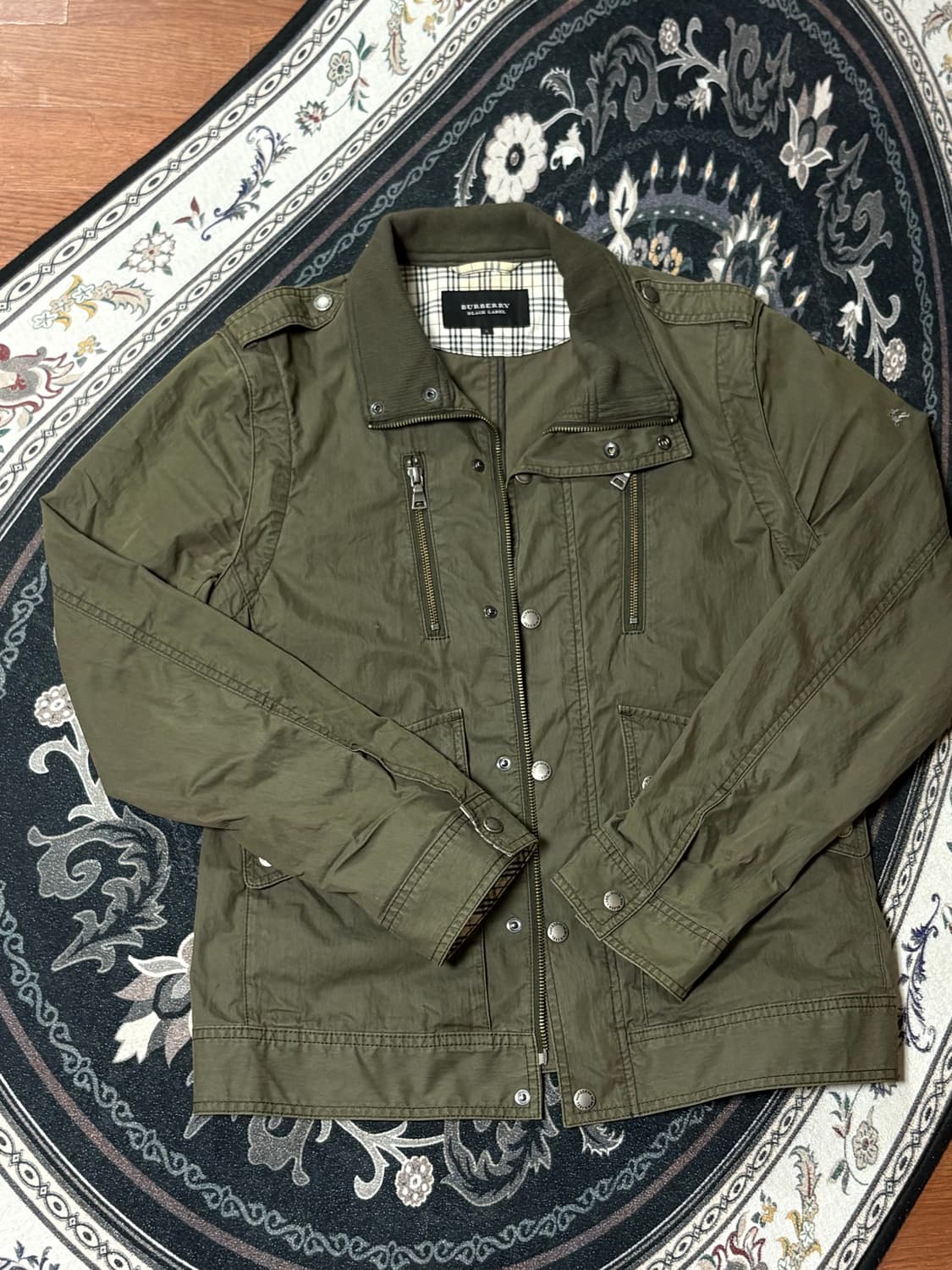 일본빈티지 버버리 블랙라벨 야상 상품이미지1