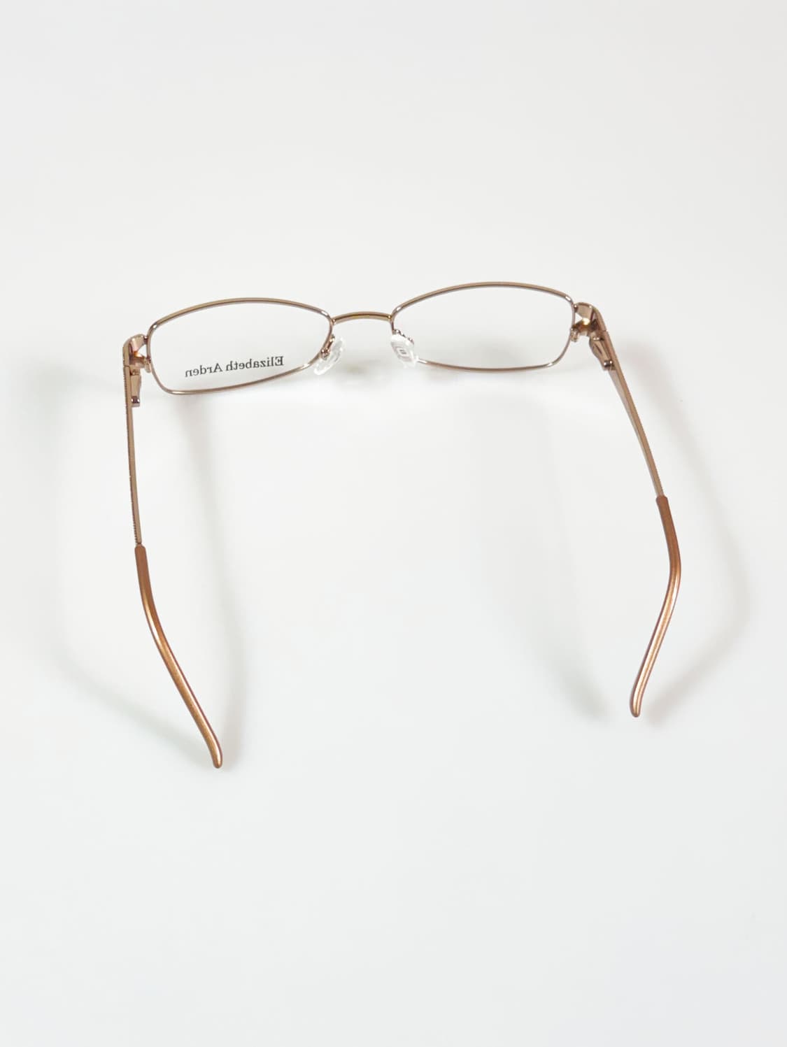 ELIZABETH ARDEN 로즈골드 슬림 스퀘어 메탈 빈티지 안경 상품이미지5