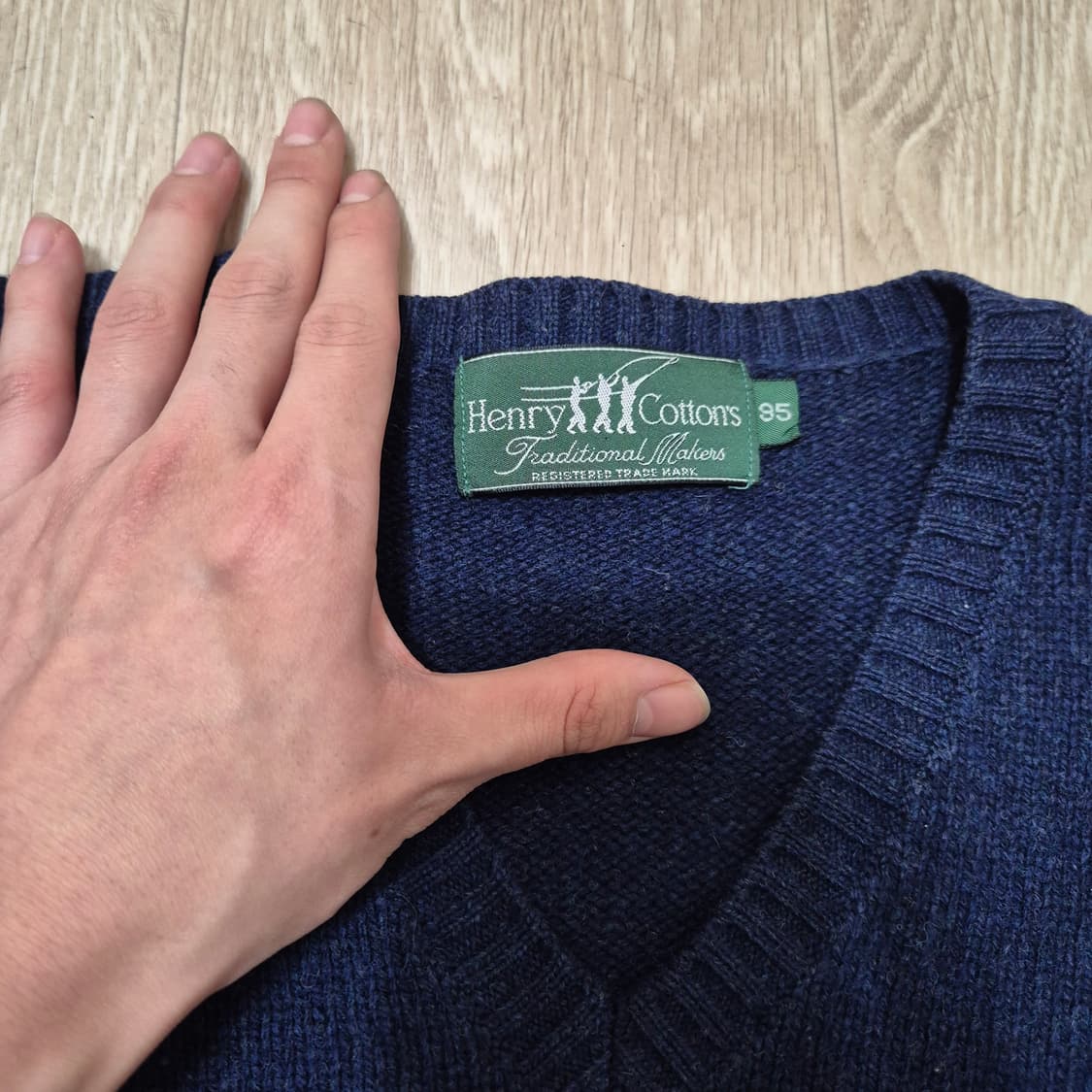 헨리코튼 남성 골프웨어 브이넥 니트 상품이미지5