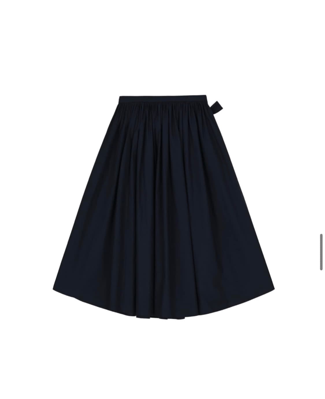 cosmoss 코스모스 네이비 스트랩 리본 스커트 상품이미지3