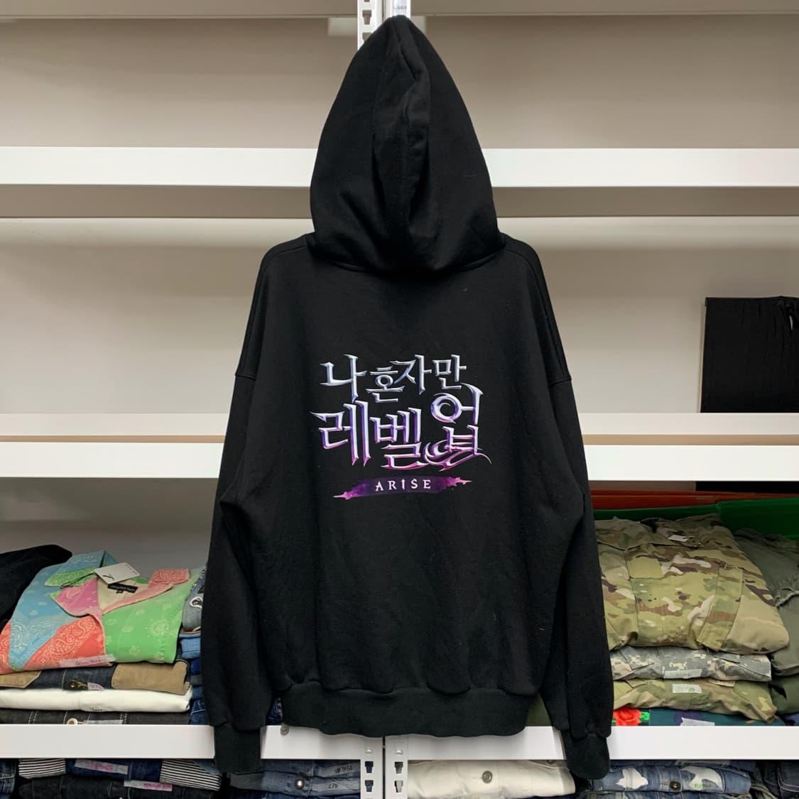 [표기 M, 실측 L] 나혼자만 레벨업 ARISE 이벤트 후디 상품이미지2