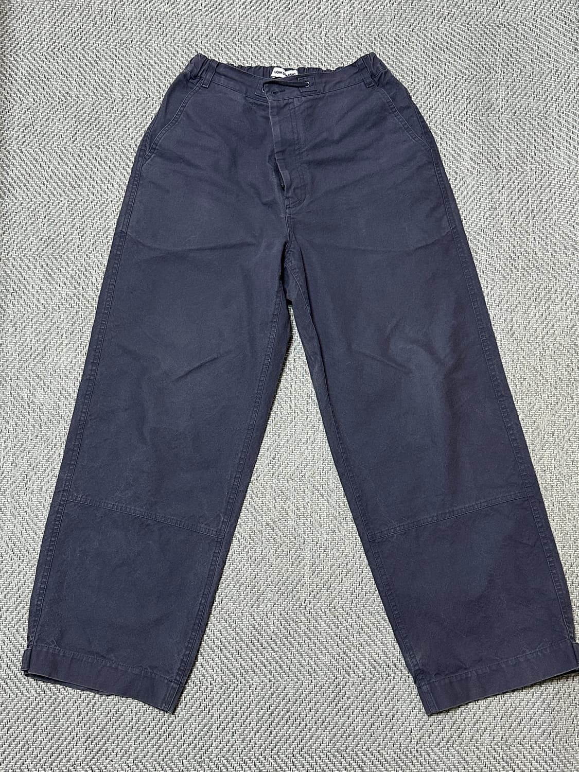 [S] 로우클래식 워시드 코튼 와이드 팬츠 그레이시 퍼플 상품이미지1