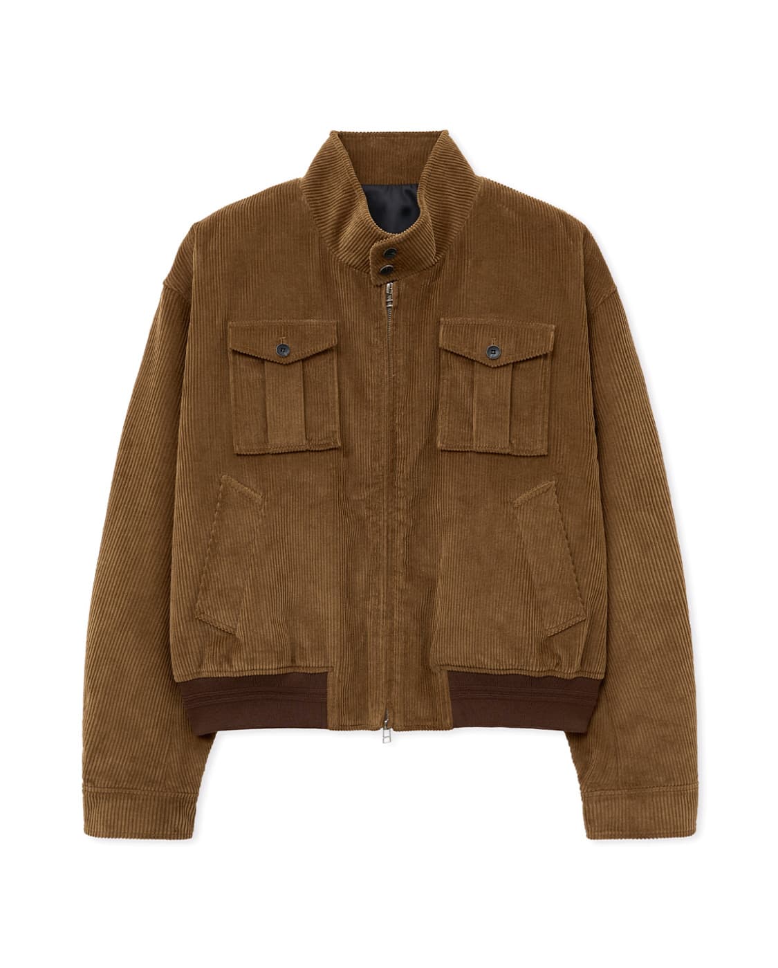 제임스 더블 포켓 해링턴 재킷_카멜 상품이미지1