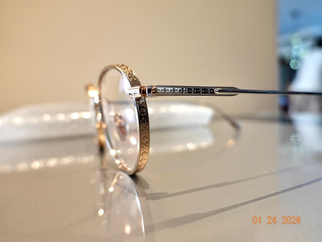 크롬하츠 틱 샤이닝 실버/골드 안경 상품이미지1