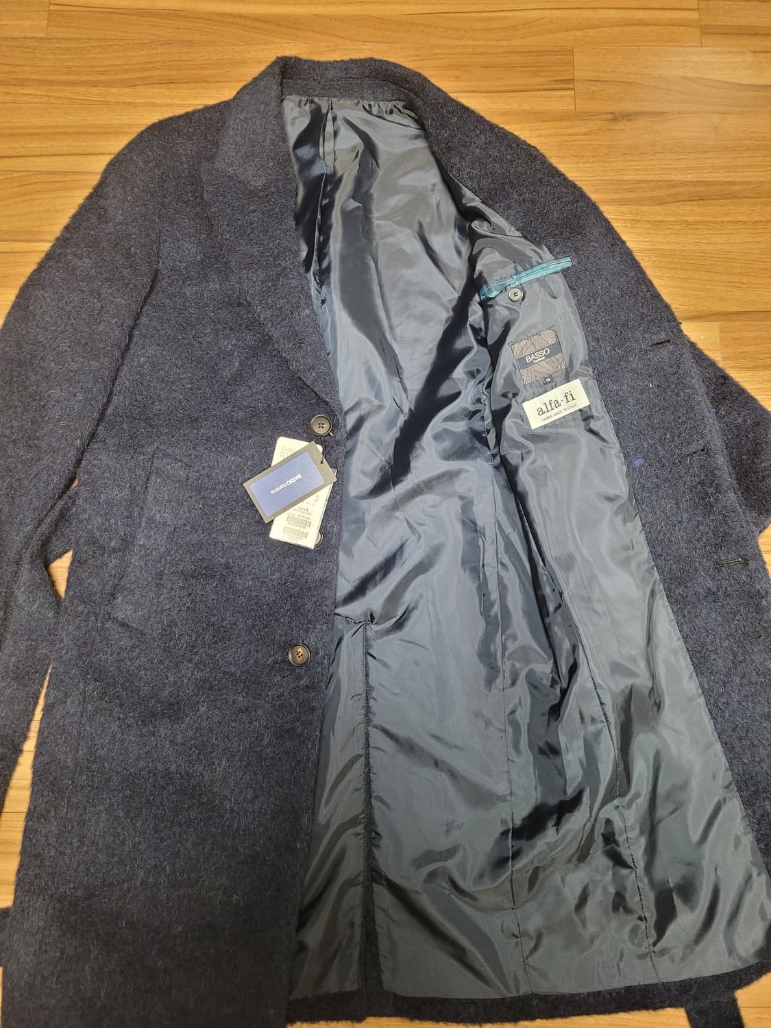 바쏘옴므 알파카 벨티드 코트 상품이미지4