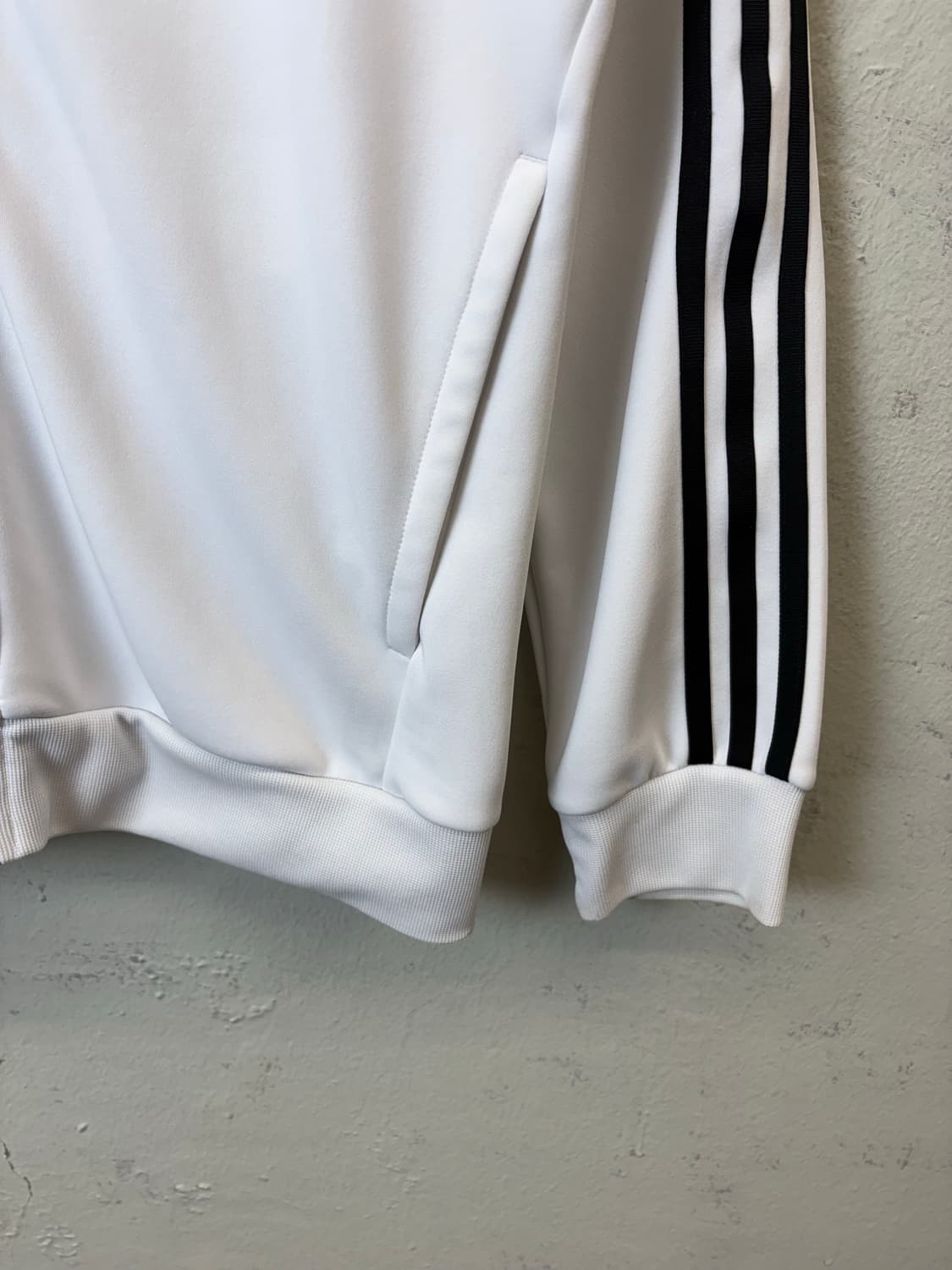 아디다스 화이트 삼선 트랙탑 져지 상품이미지3