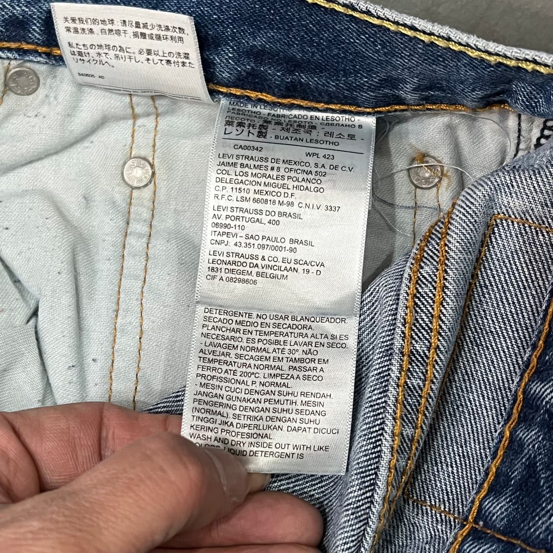  리바이스 550 데님팬츠 y15471 상품이미지6