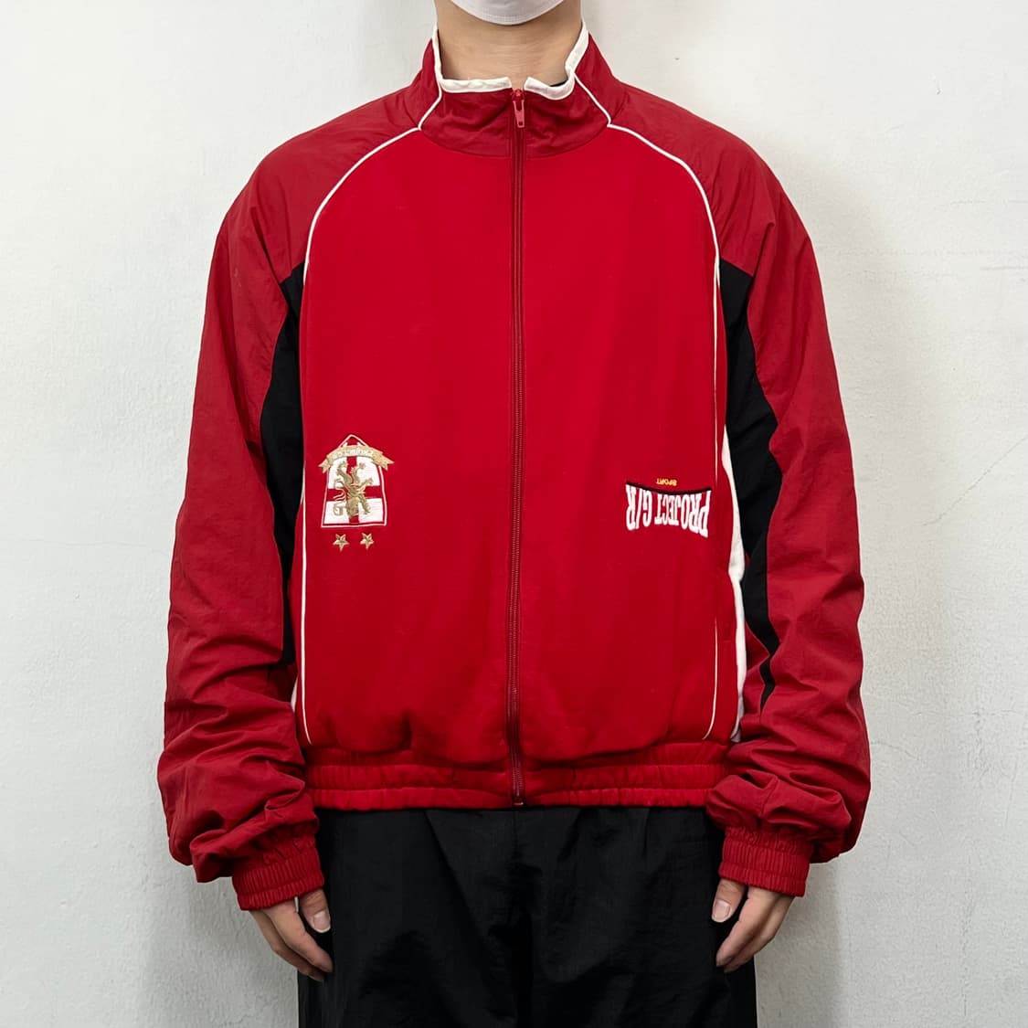 프로젝트 G/R 리컨스트럭티드 하이브리드 트랙 자켓 레드 상품이미지2