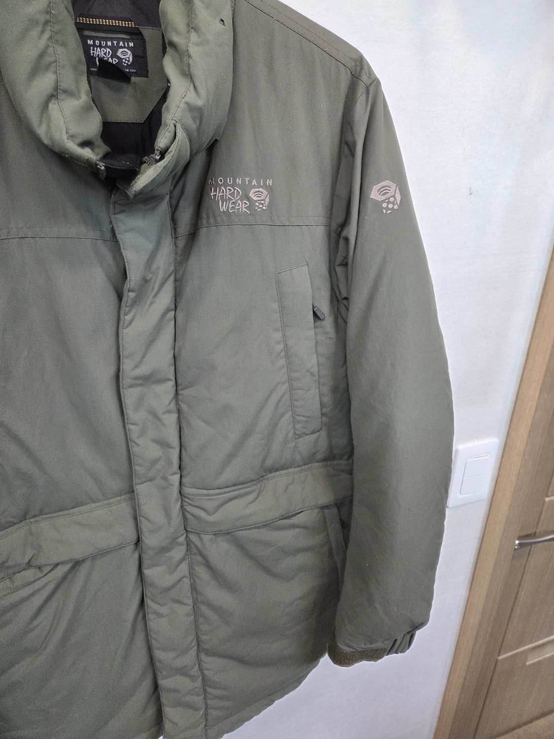 마운틴하드웨어 덕다운 야상 파카 자켓 L 올리브카키  상품이미지5