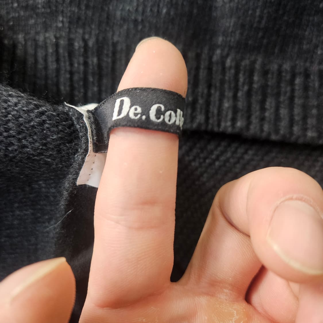 F DE.COLLECTION 하이넥 니트 0403Y 상품이미지3