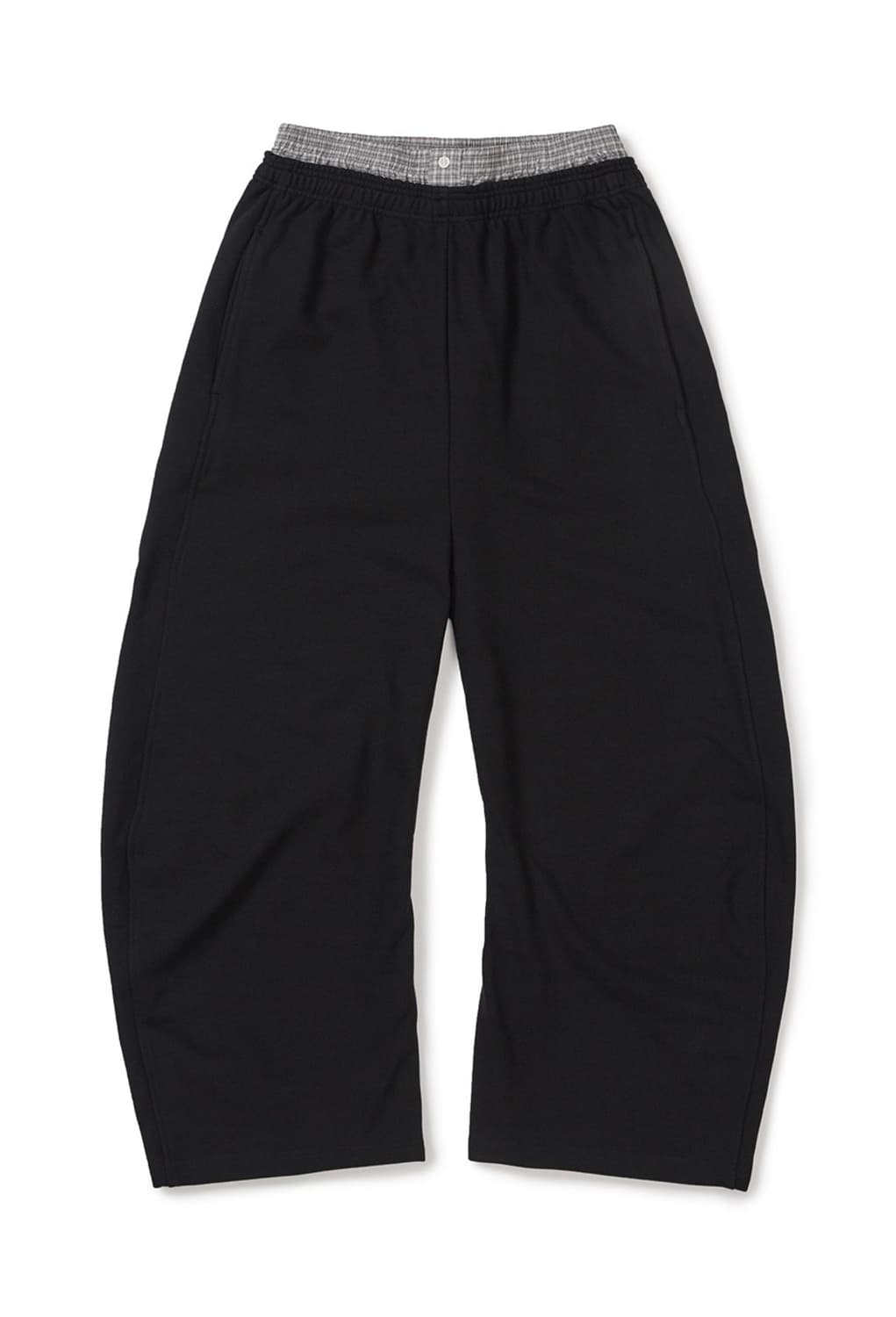 [LCDC] 엘씨디씨 레이어드 체크 스웻팬츠(블랙) 상품이미지4