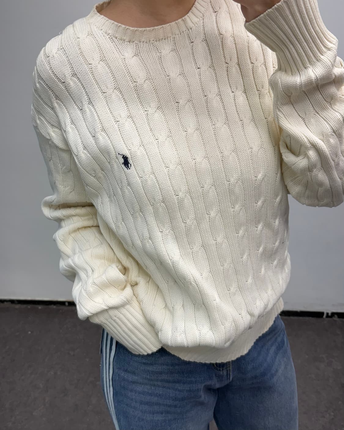 [M] 폴로골프 케이블 니트 상품이미지2