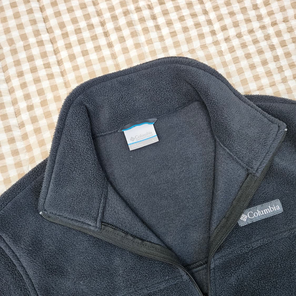 컬럼비아 기모 플리츠 집업자켓 남자100 상품이미지2