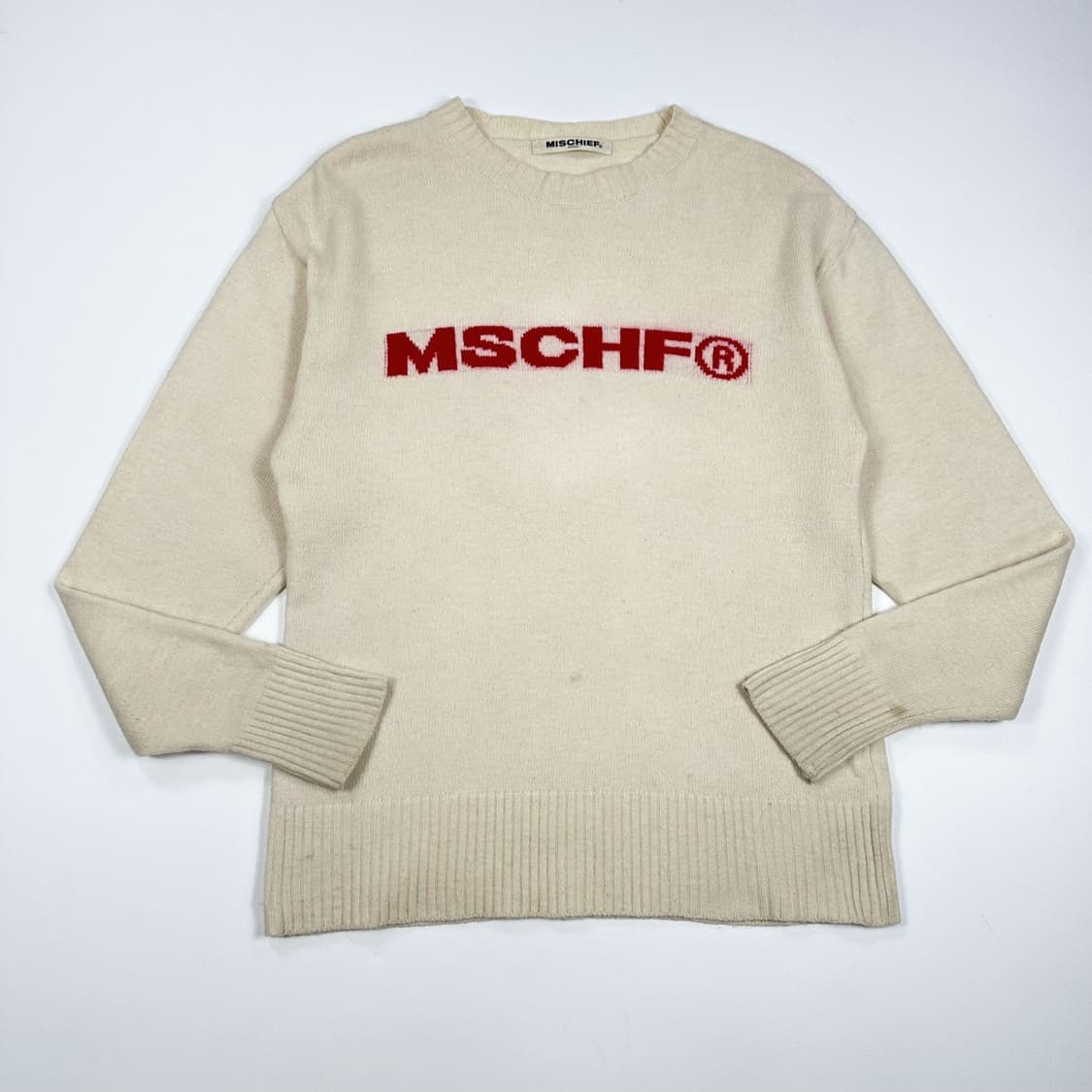 미스치프 우먼 이니셜 아이보리 울 니트 (Free 여성추천) 상품이미지2