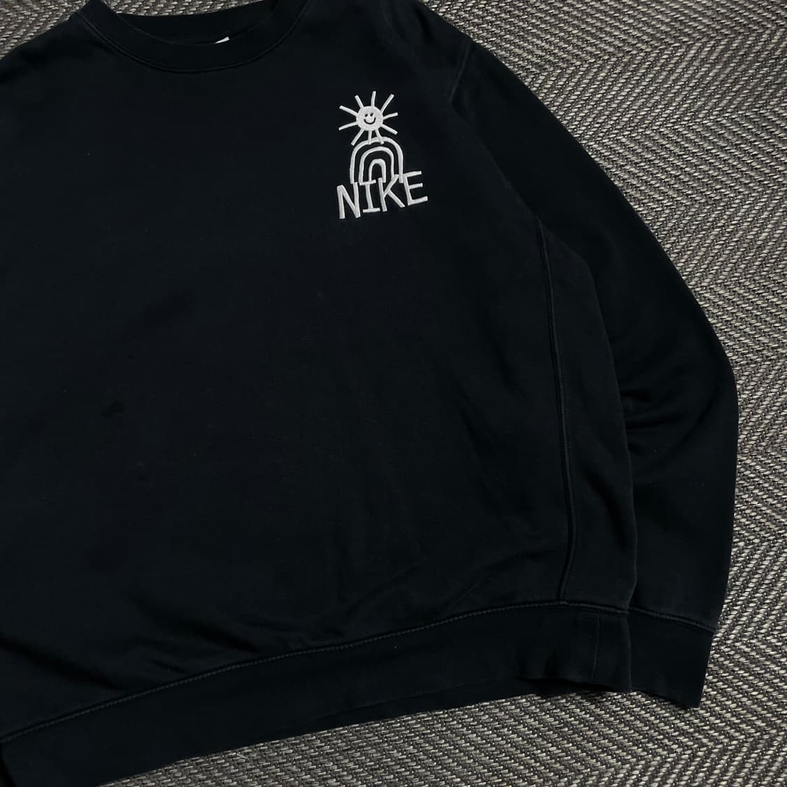 나이키 빅로고 스웻 맨투맨 블랙y 4834 상품이미지5