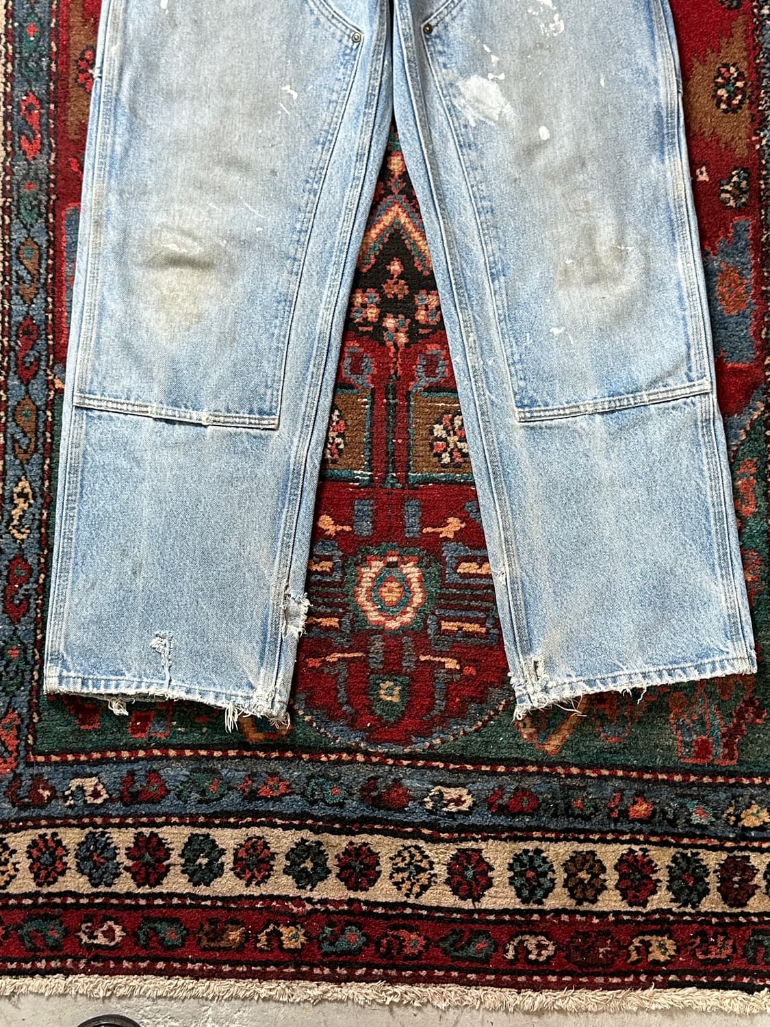 OG 칼하트 데님 더블니 팬츠 칼하트 B73 썩블니 상품이미지7