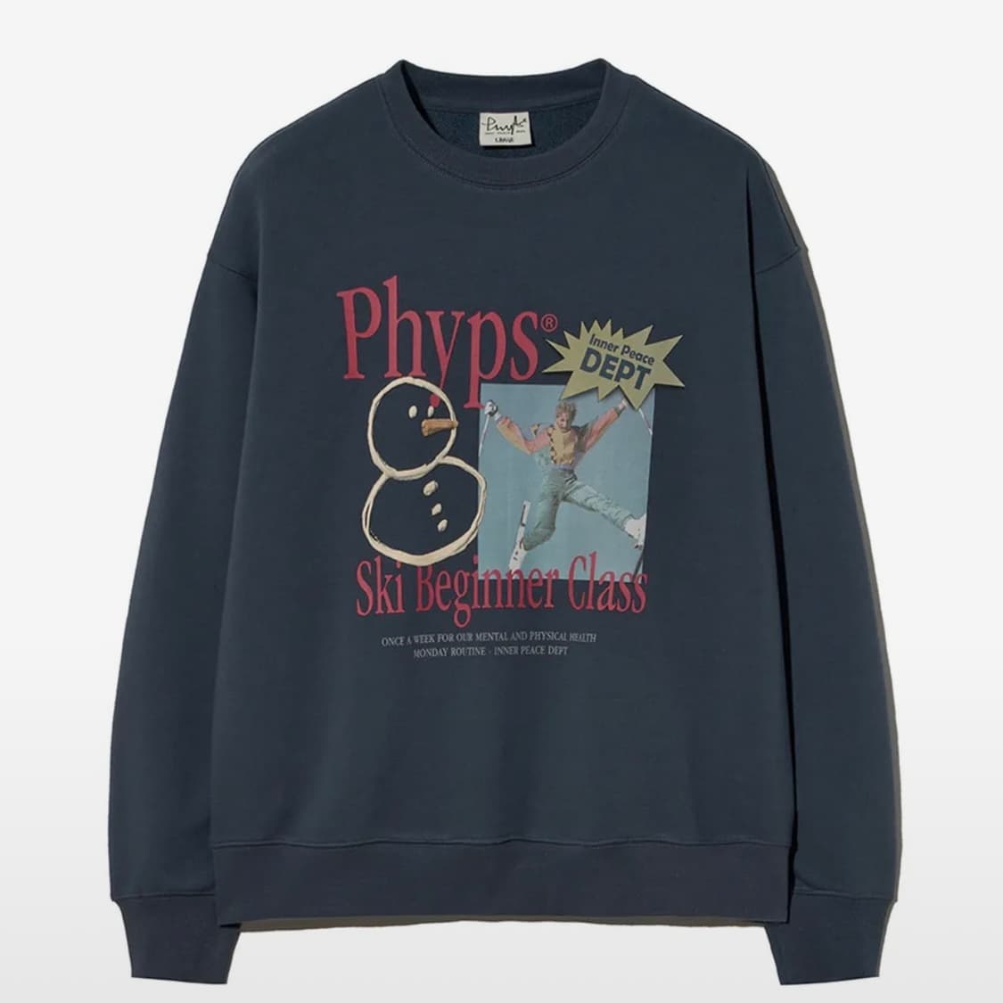 피지컬 디파트먼트 스키 비기너 클래스 크루넥 네이비 S 구합니다 상품이미지1