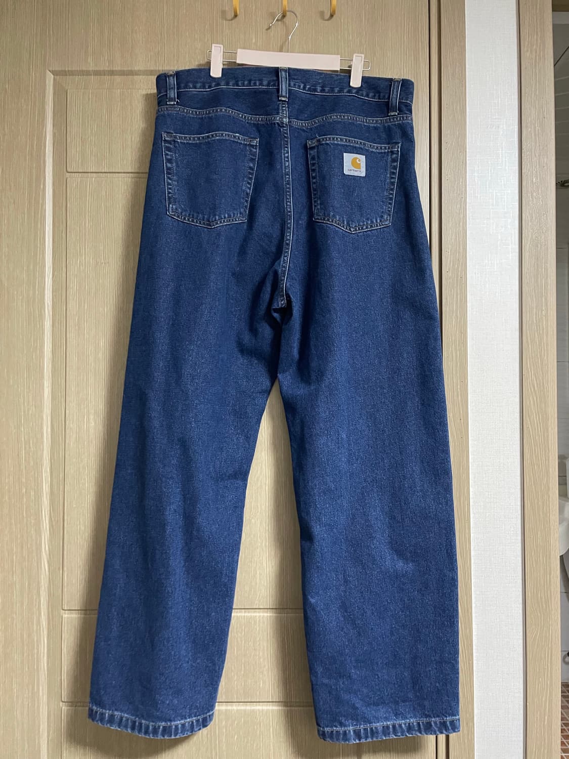 칼하트 윕 랜든팬츠 로버트슨 블루 스톤 워시드 상품이미지5