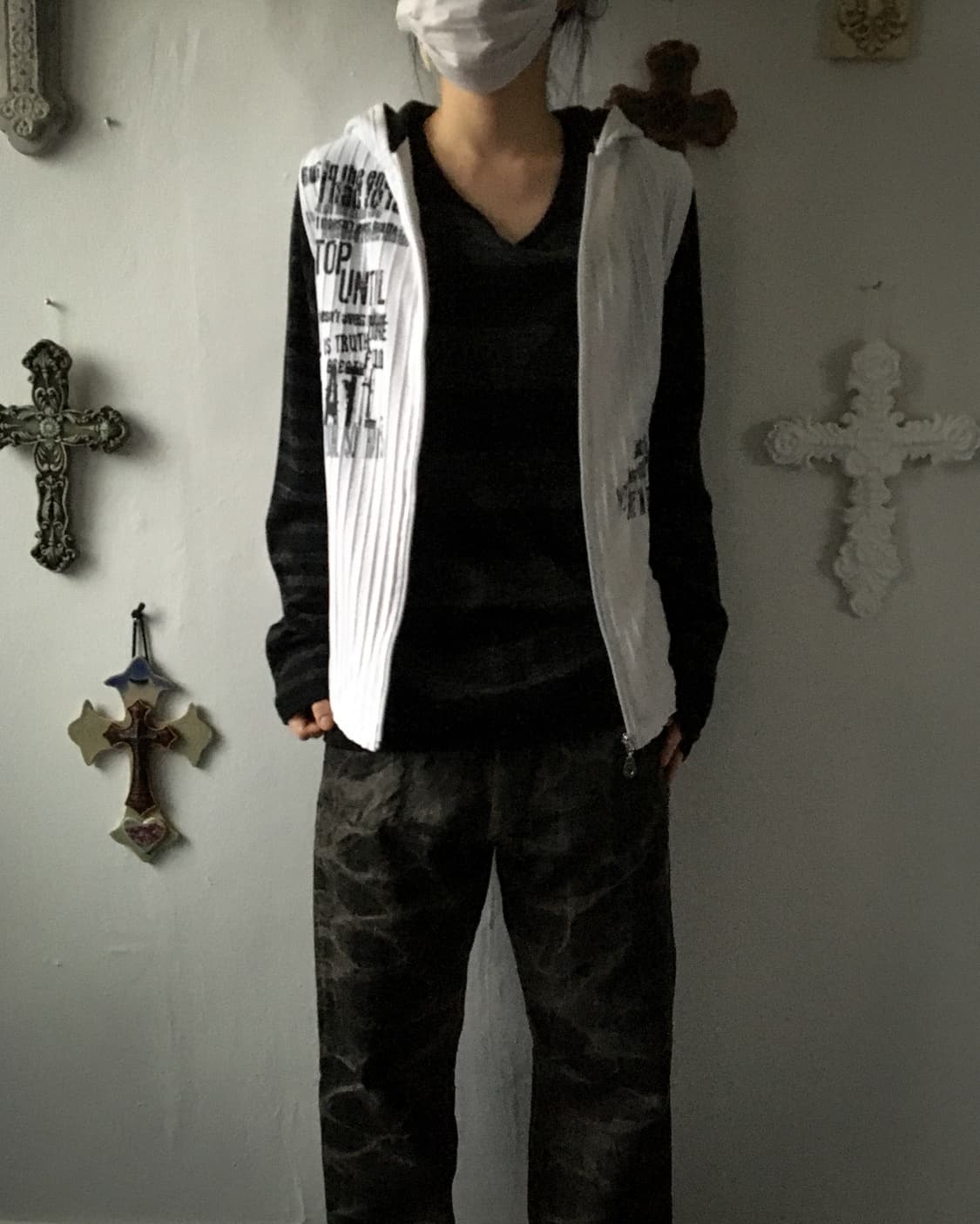 Side lace up point lettering printing ho 상품이미지9