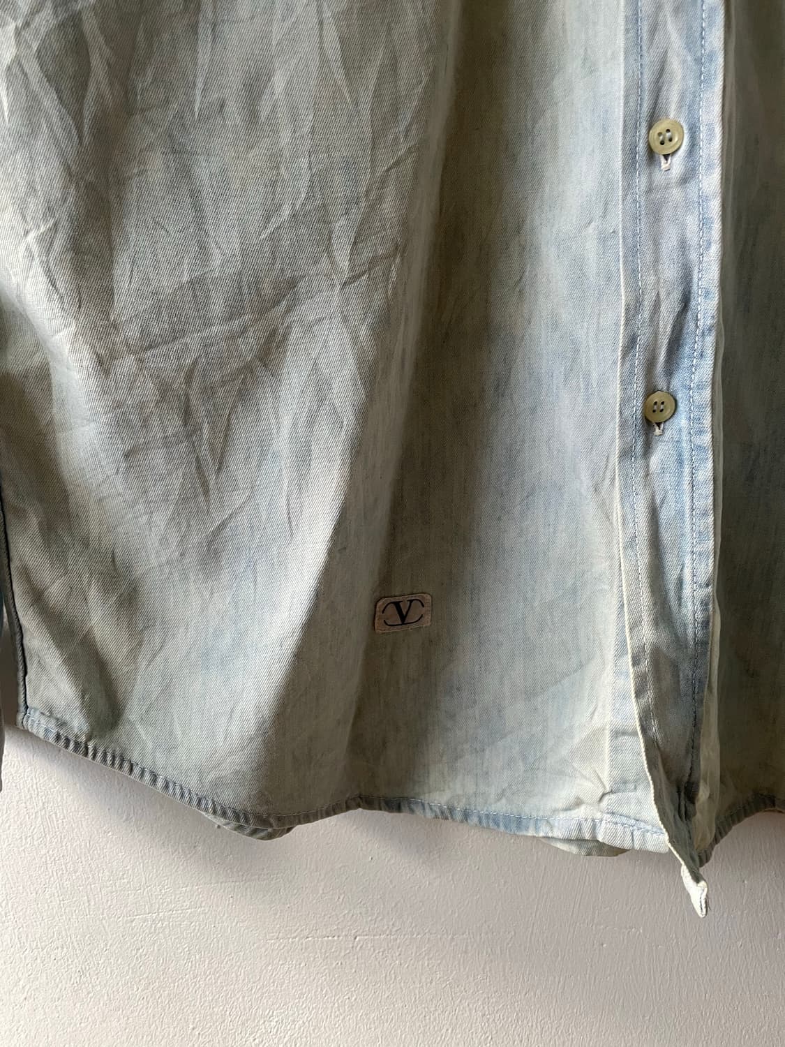 80-90‘s Vintage Valentino Denim Shirt 상품이미지4