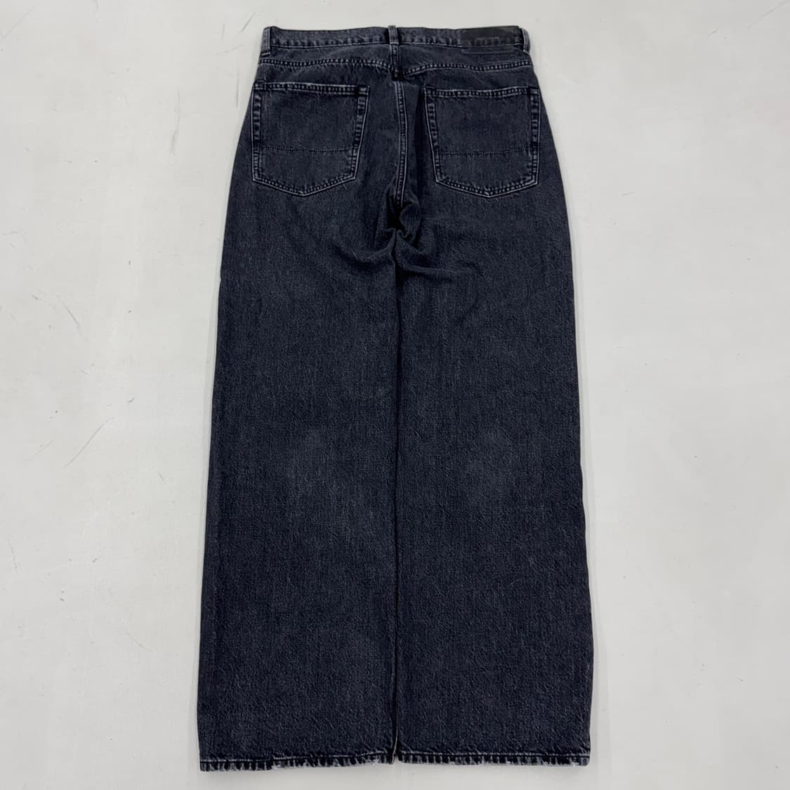 아워레가시 써드컷 슬래쉬 흑청 와이드 데님팬츠 상품이미지3