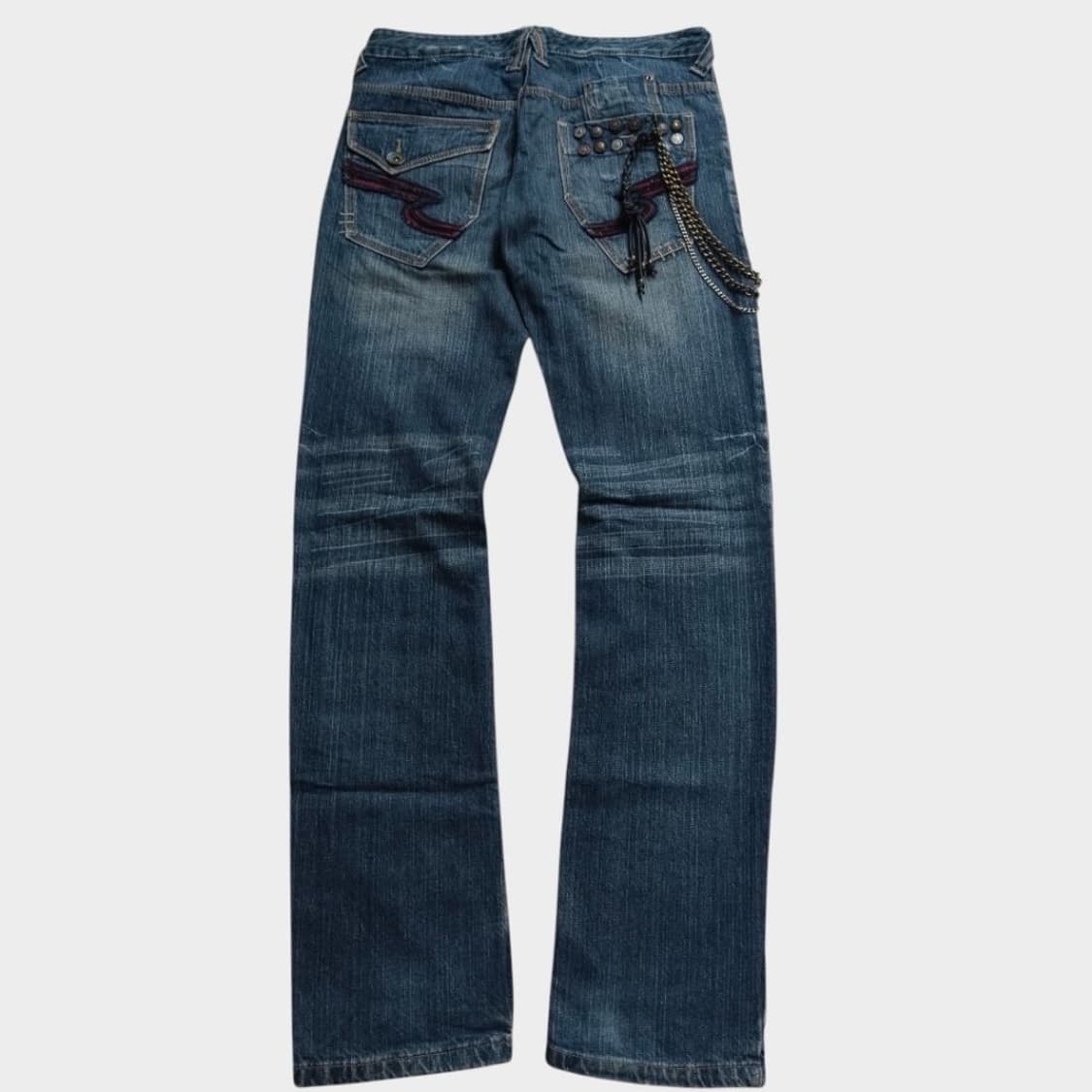 Semantic design 세만틱 디자인 데님 팬츠 디스트로이드진 상품이미지2