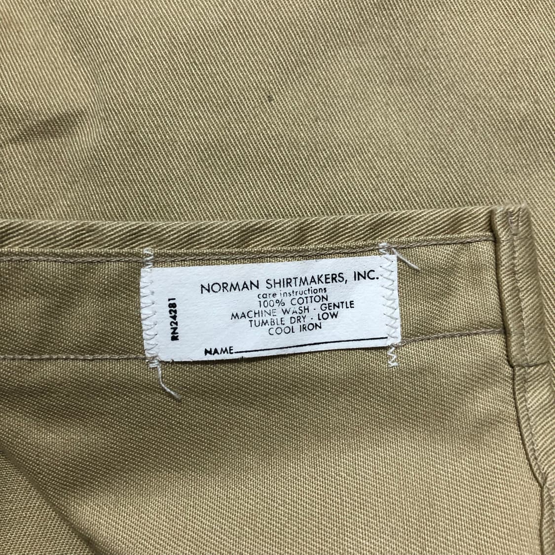 00s USA NORMAN SHIRTMAKERS  밀리터리 셔츠  상품이미지10