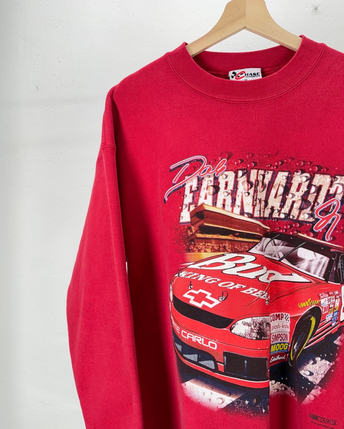 하세 체이스 어센틱 90s 레드 네스카 스웻 셔츠 상품이미지2