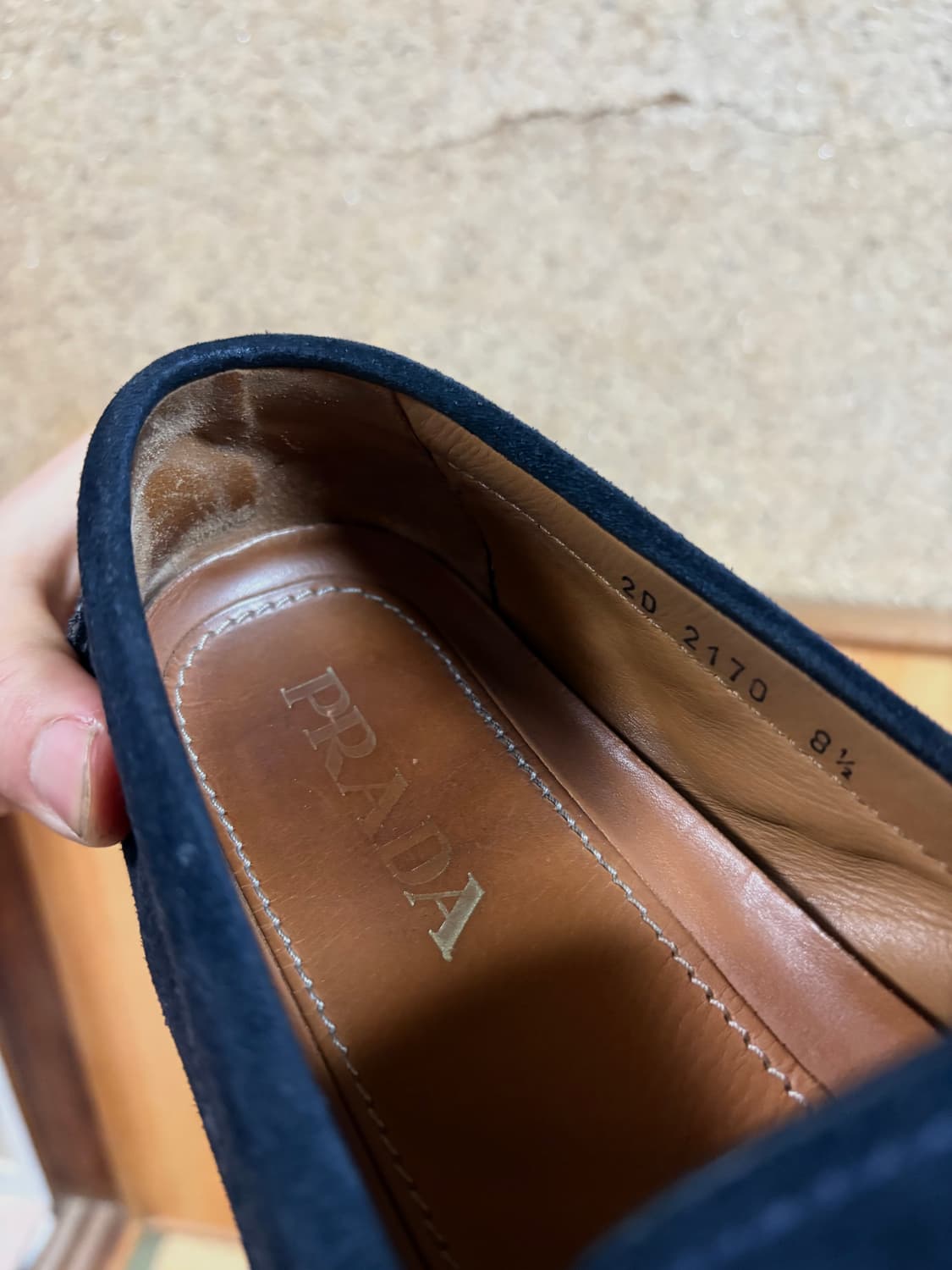 프라다 스웨이드 드라이빙 슈즈 8.5 상품이미지7