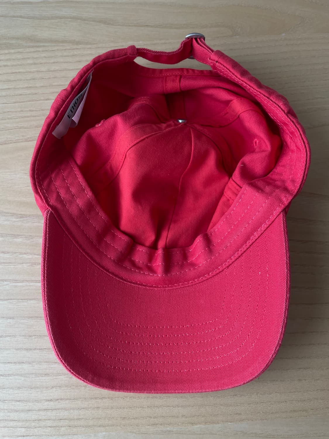 ETHOS 캡 모자 레드 판매합니다 상품이미지2