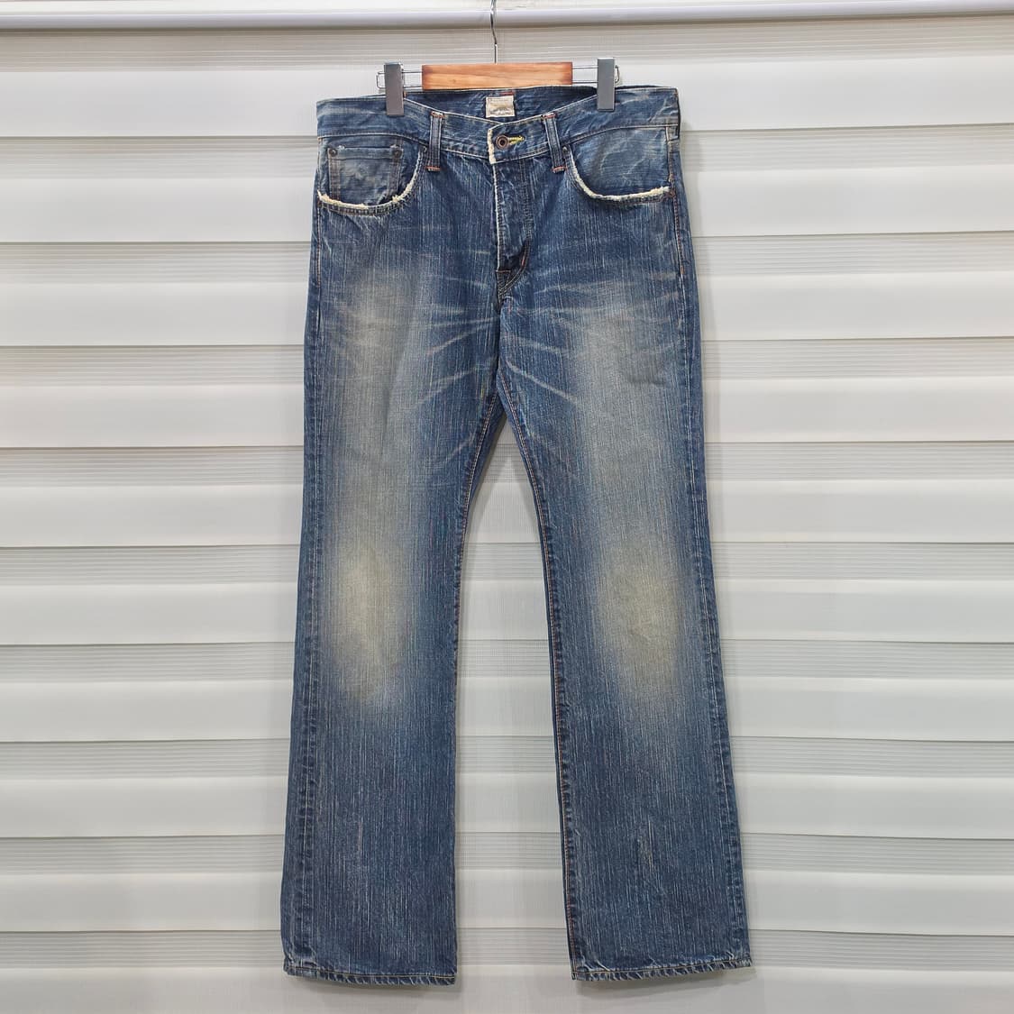 에드윈 511 빈티지 더티워싱 플레어진- 31-32 상품이미지1