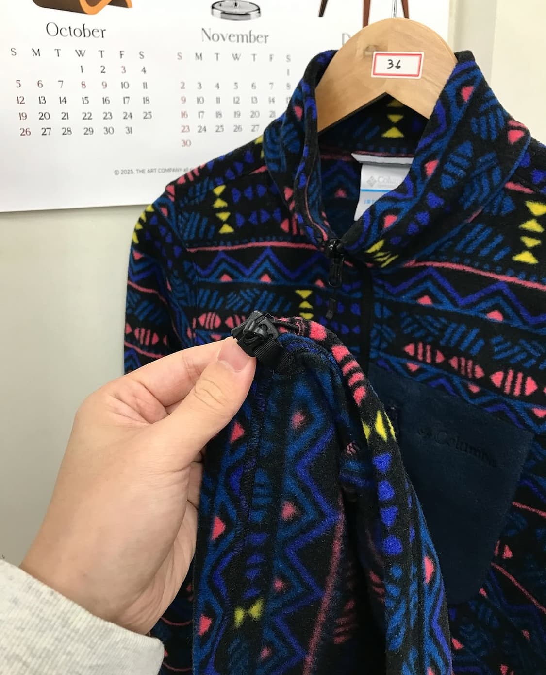 컬럼비아 패턴 플리스 자켓 상품이미지3