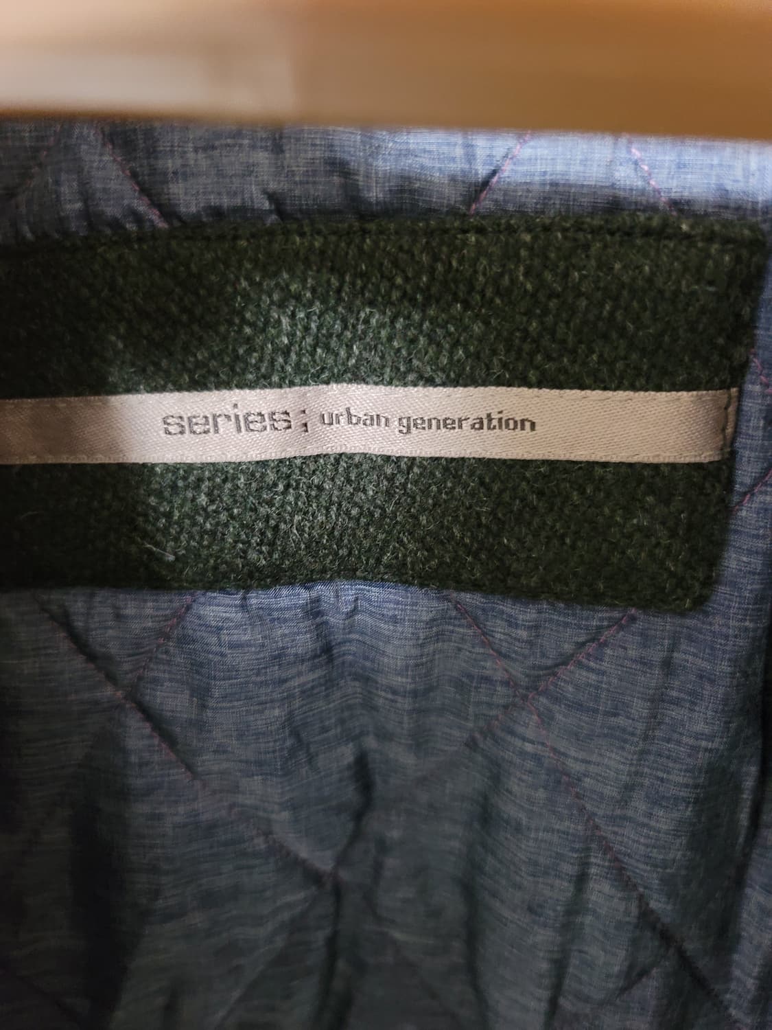 시리즈 울멀티배색 더플자켓 105사이즈 상태굿
 상품이미지5