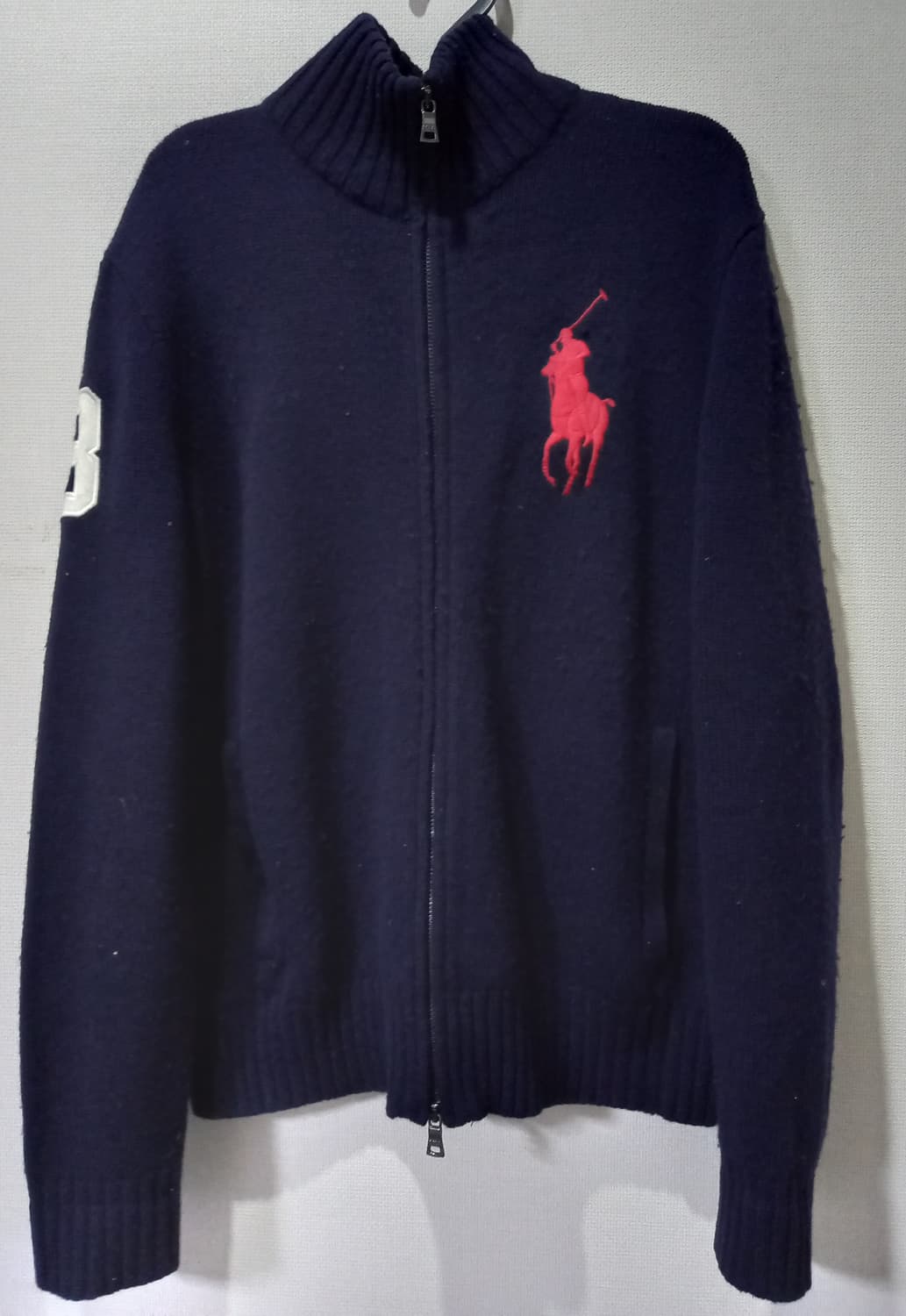 폴로 POLO 빅포니 니트집업 90/S 상품이미지1