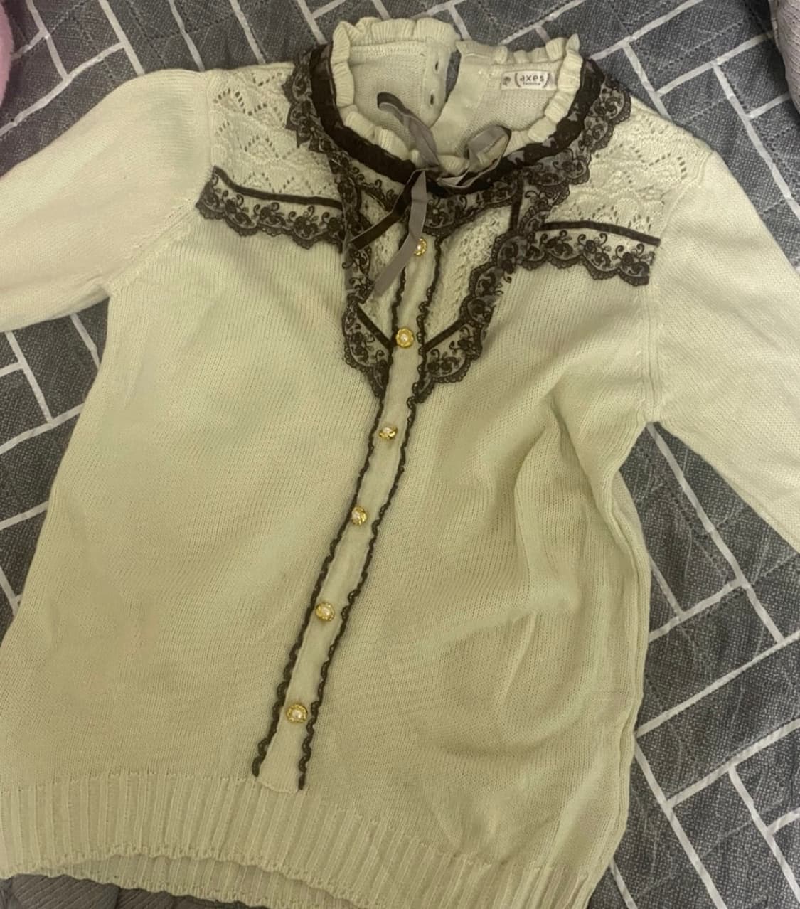 엑시즈팜 빈티지 니트 상품이미지1