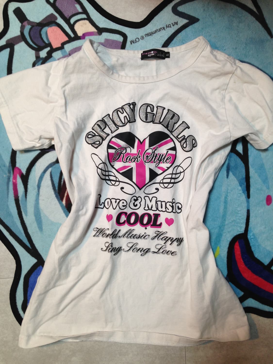 00s Y2K 갸루 반팔티  상품이미지2