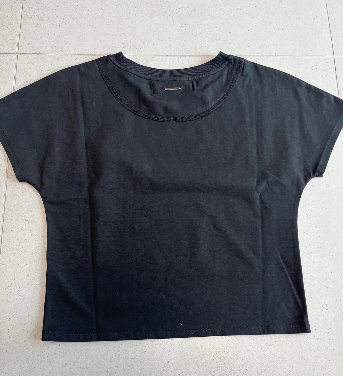 트리밍버드 Horizon Logo Crop T-Shirts 차콜 상품이미지6