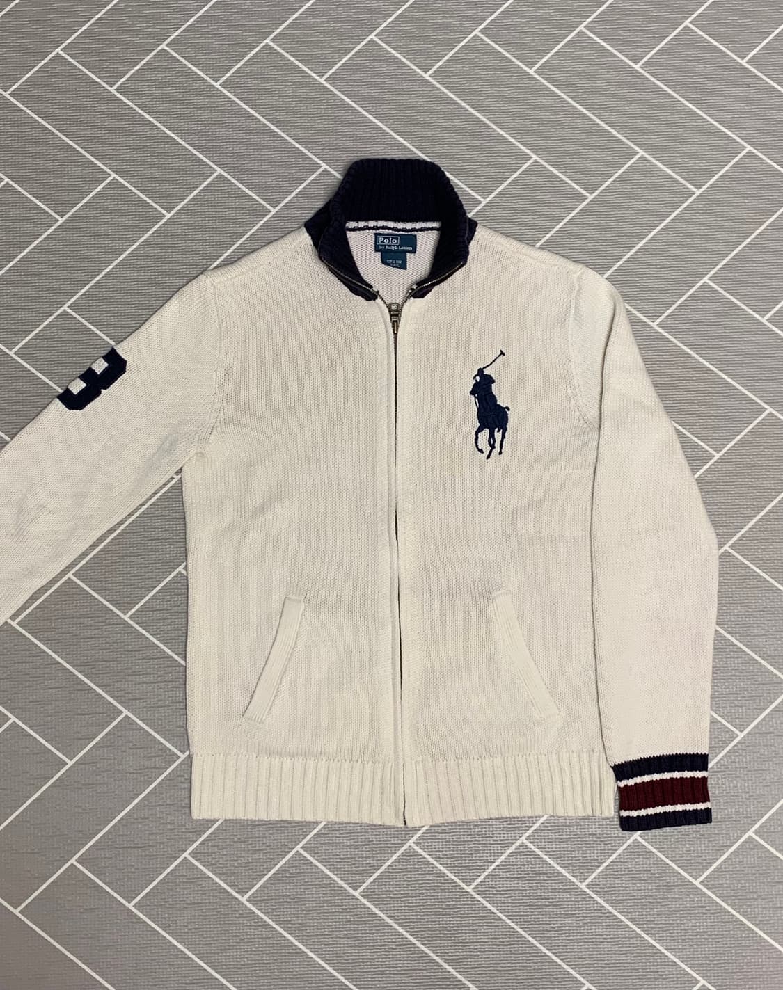 폴로 빅포니 니트집업  상품이미지1