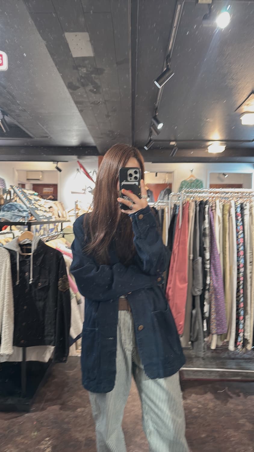 리바이스 인디고 헤링본 데님 초어자켓 M 상품이미지9