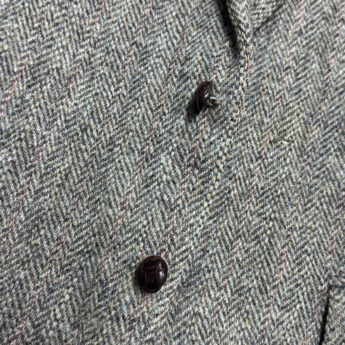 해리스트위드 헤링본 자켓 100~ 상품이미지4