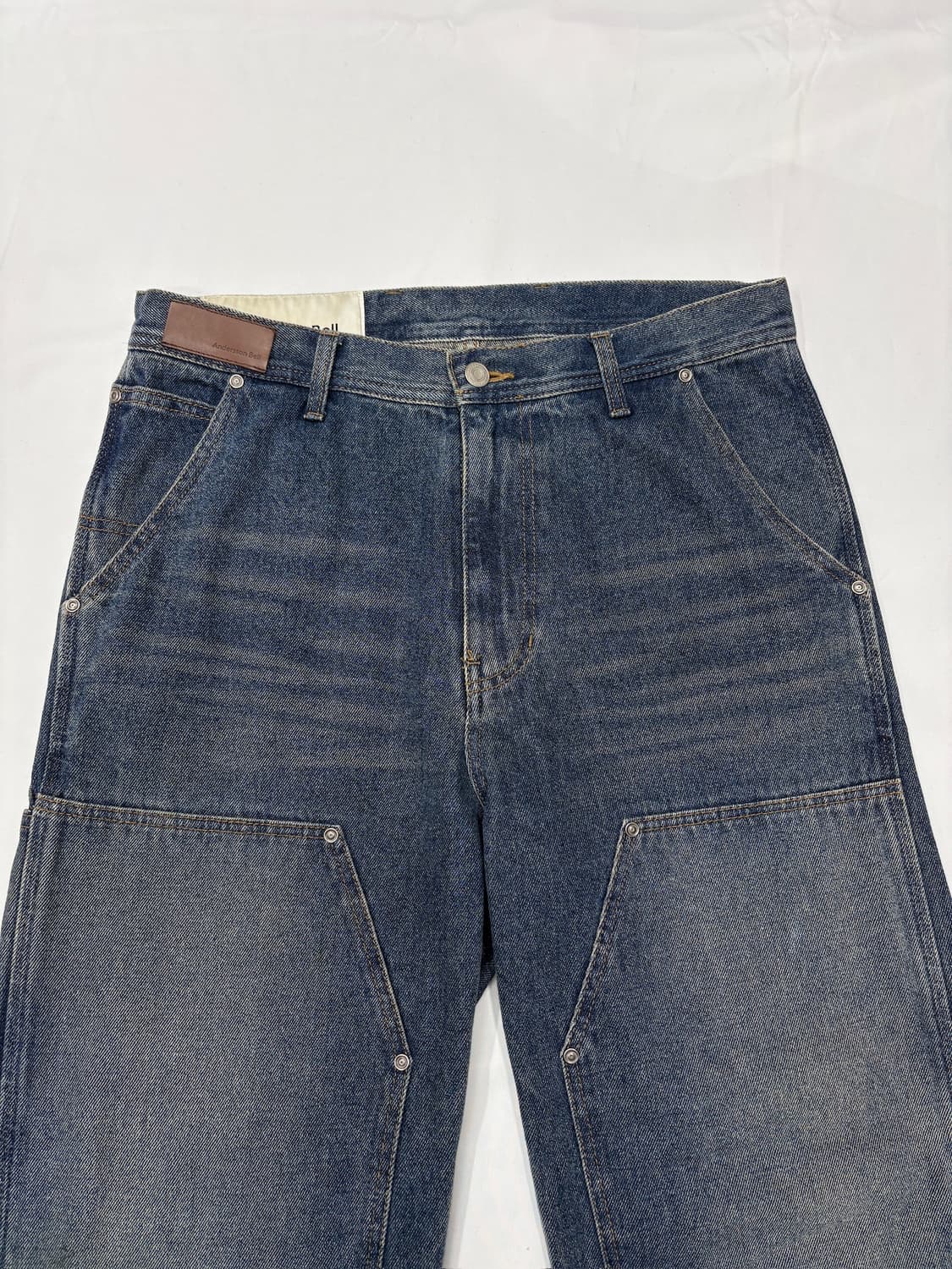 Andersson Bell 앤더슨벨 패치 워크 카펜터 더블니 데님 청바지 상품이미지2