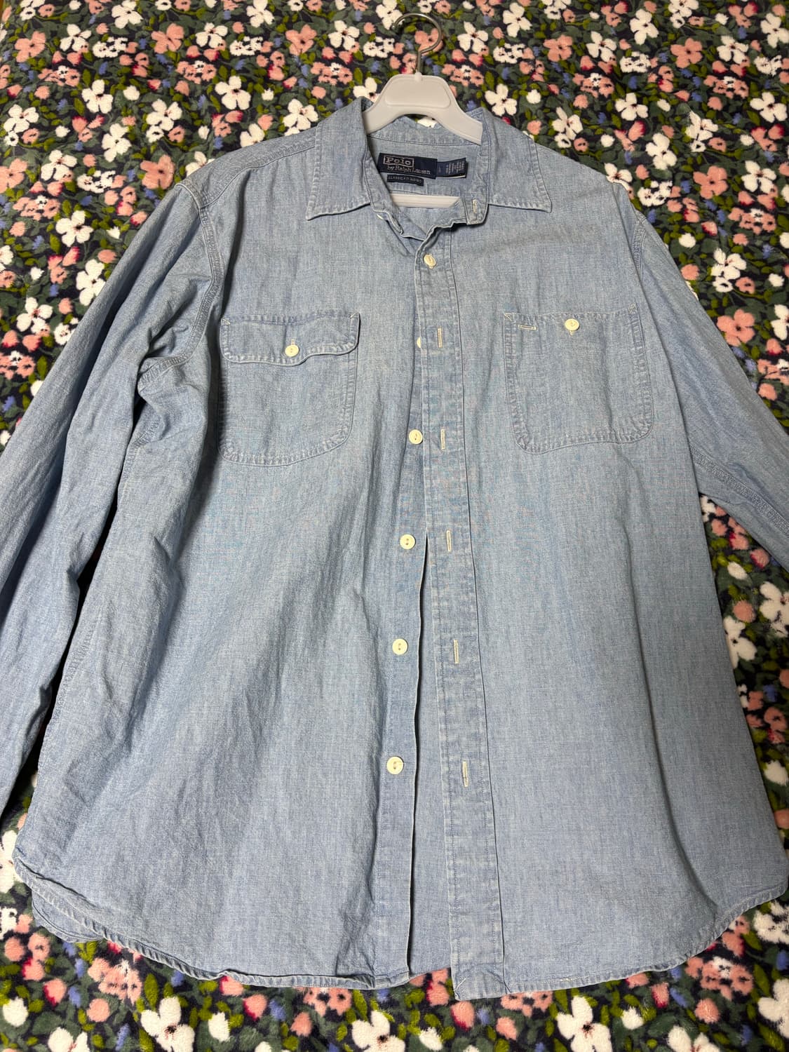 폴로 샴브레이 셔츠 상품이미지1